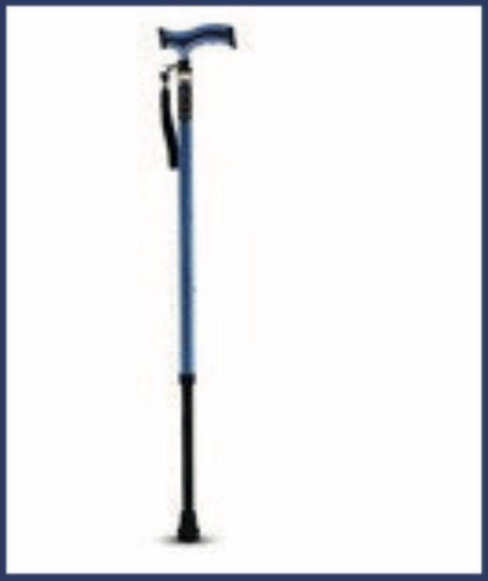 Single Walking Stick Adjustable — Scanda Enterprises, medical supplies Moosapet Hyderabad